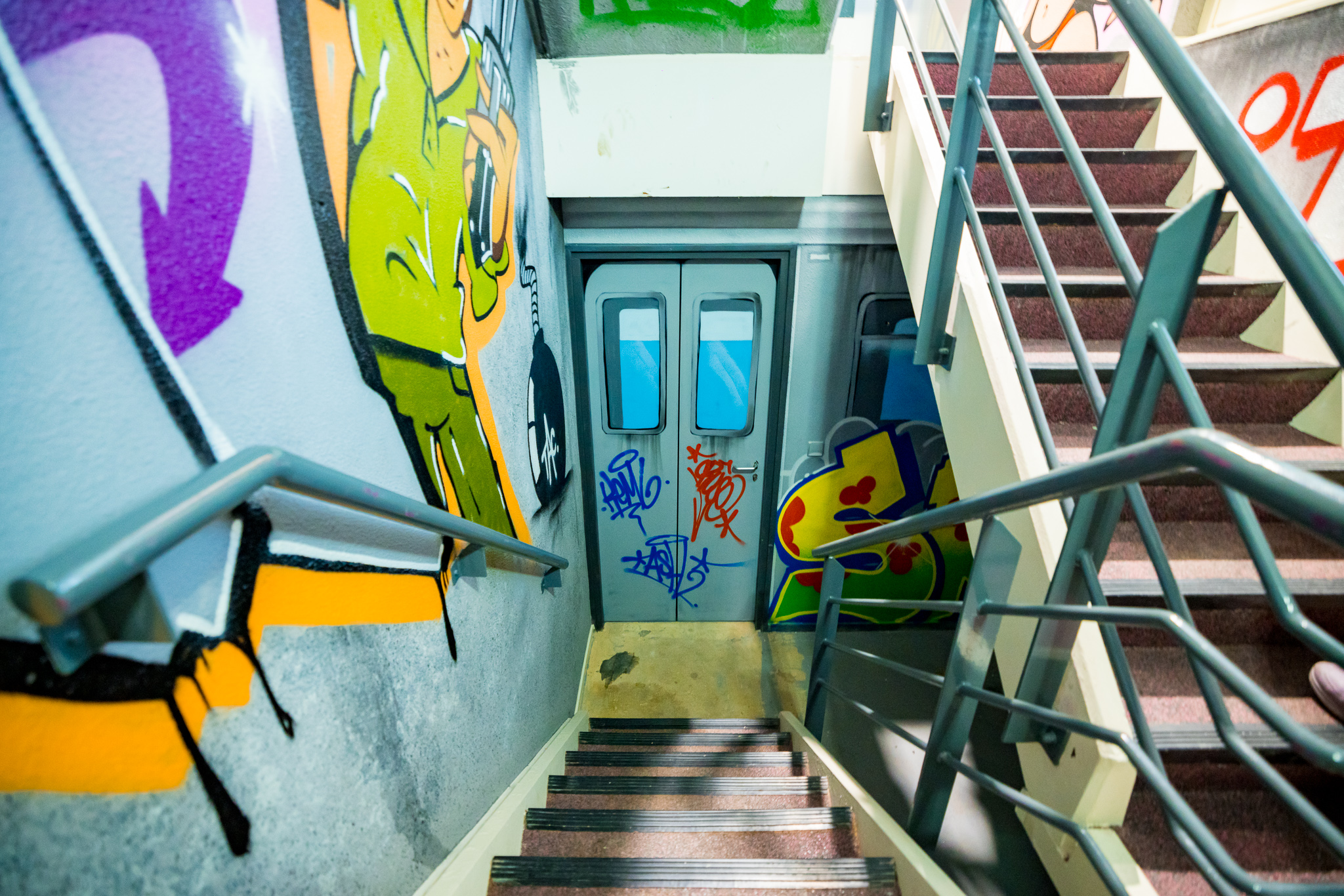 Graffity muur