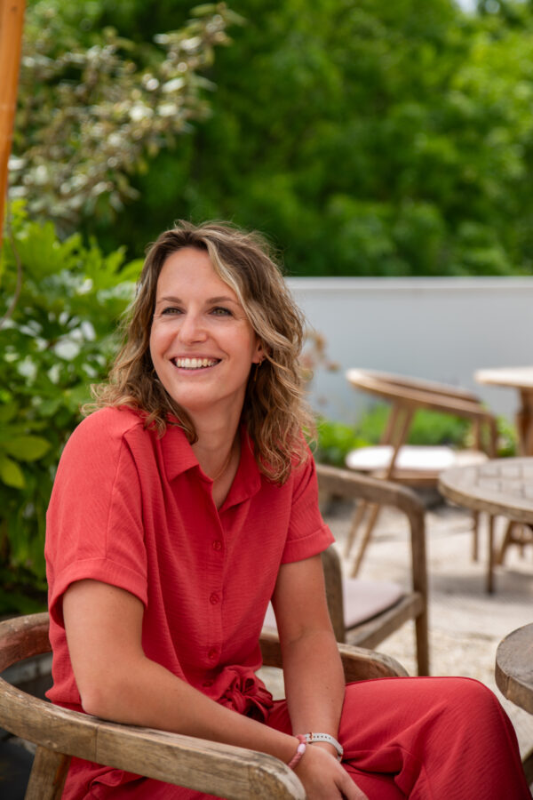 Vrouw in beeld