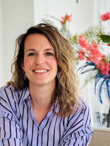 Vrouw in beeld